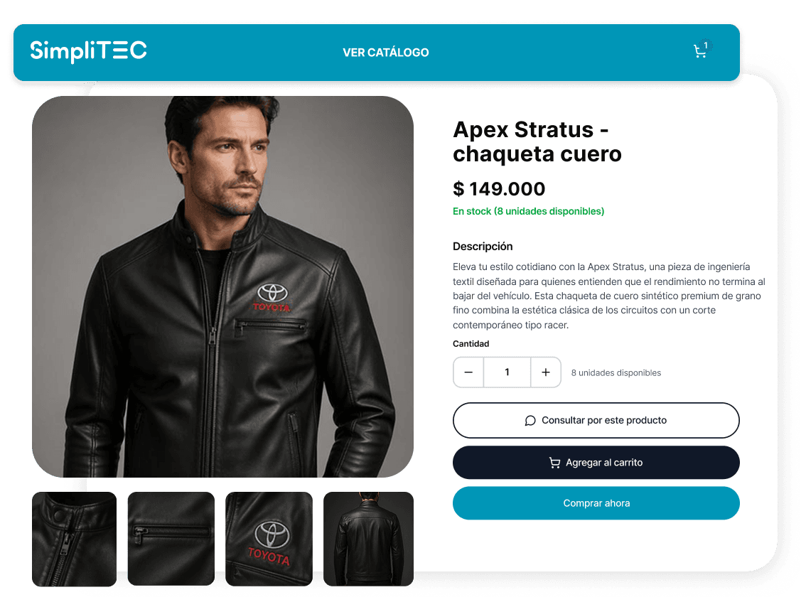 SimpliTEC Accesorios & Repuestos - Catálogo de postventa